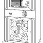 The first jukebox, the Wurlitzer P10
