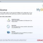 The opening screen of the MySQL Setup Wizard