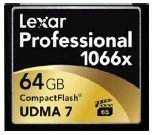 Lexar 64GB Professional 1066x CompactFlash card
